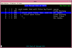 Imagen ilustrativa de Tin Newsreader: El Lector de Noticias de Usenet para Terminal