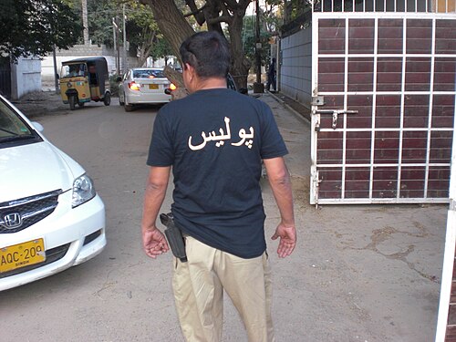 Oficiales de la Policía de Sindh