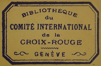 Imagen ilustrativa de Biblioteca del Comité Internacional de la Cruz Roja