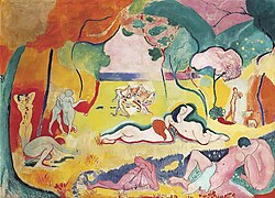 Obra de arte inspirada en la felicidad de vivir