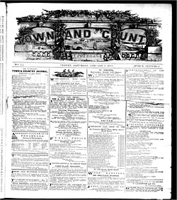 Imagen ilustrativa de Australian Town and Country Journal: Historia y Legado