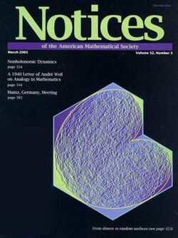 Imagen ilustrativa de Notices of the American Mathematical Society: Todo sobre la revista