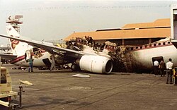 Imagen ilustrativa de Vuelo 114 de Thai Airways: Explosión en Bangkok