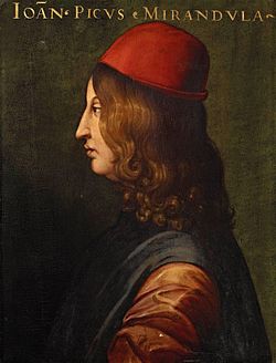 Representación del renacimiento del platonismo en Florencia