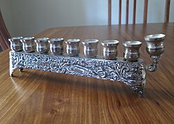 Menorah de Hanukkah