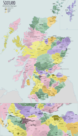 Imagen ilustrativa de Condados de Escocia: Historia y Evolución Administrativa