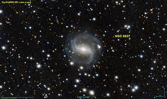 Imagen ilustrativa de NGC 6627: Galaxia Espiral Barrada en Hércules