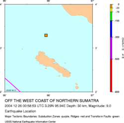 Mapa administrativo de Simeulue