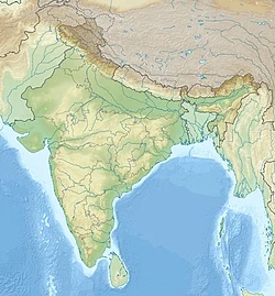 Vista general de la ubicación de Moga en India