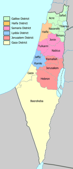 Imagen ilustrativa de Subdistrito de Tulkarm en el Mandato Británico de Palestina
