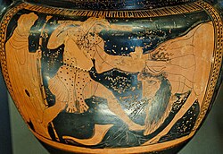 Lucha entre Heracles y Achelous